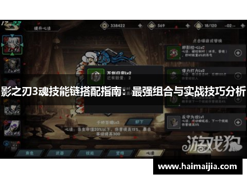 影之刃3魂技能链搭配指南：最强组合与实战技巧分析